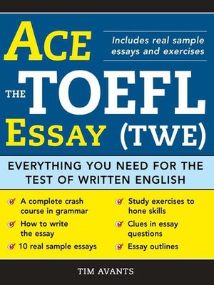 Ace the TOEFL Essay (TWE) - ebook
